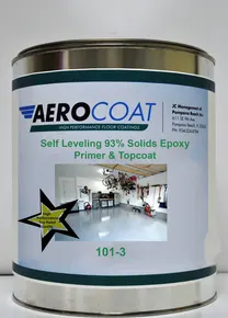 Aerocoat 101-3 COLOR Self Leveling 93% Solids Epoxy - Primer & Topcoat