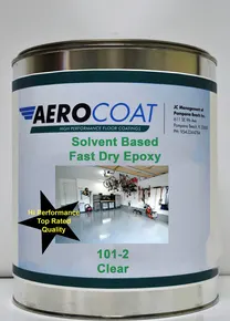 AeroCoat 101-2 Solvent Based Fast Dry Epoxy Clear
